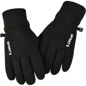 NEW Women Gloves Size M Color Black‎